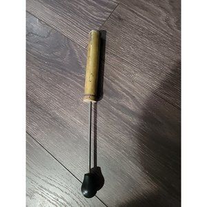 Brass Pump Black Knob for Lighting Coleman Kerosene Laundry Iron 1920s 1930s 7in